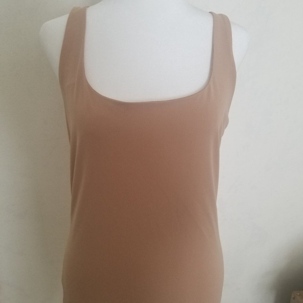 Express Nude Layering Tank. Medium.